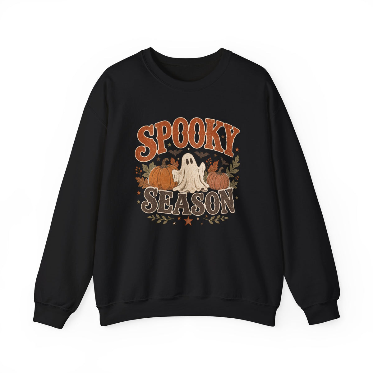 Spooky Season ghost and pumpkins Sweatshirt | Halloween autumn graphic