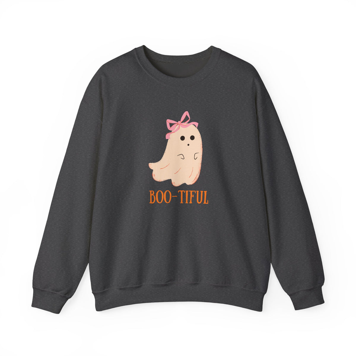 Cute Pastel Ghost Boo-tiful Crewneck | Halloween Ghost Sweatshirt