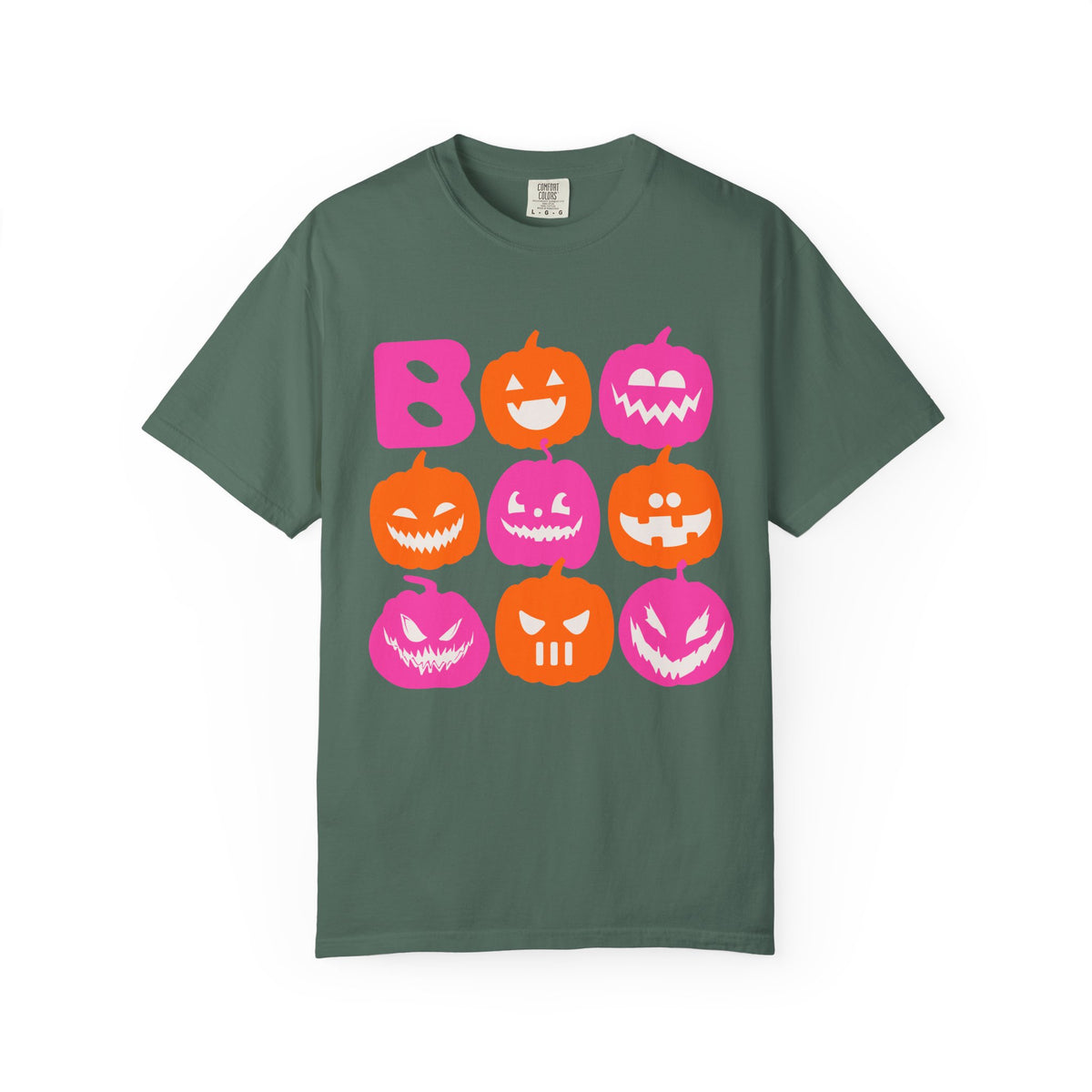 BOO Jack-o-Lantern Pumpkin Faces T-shirt | Halloween Pumpkins