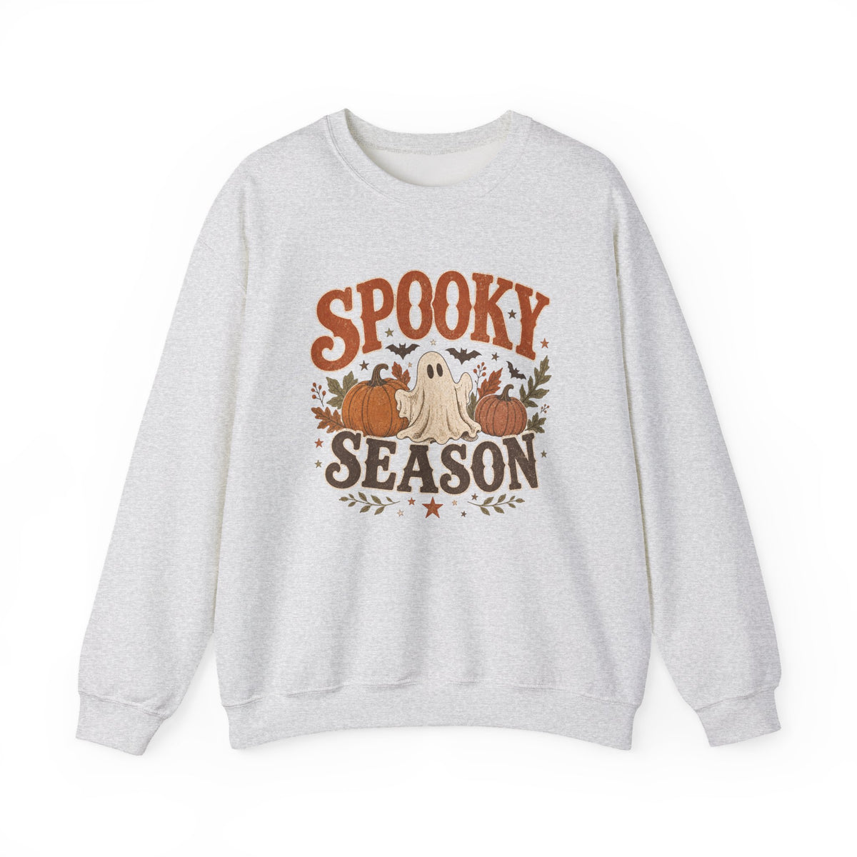 Spooky Season ghost and pumpkins Sweatshirt | Halloween autumn graphic
