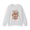 Cozy Season Fall Pumpkin Floral Crewneck Sweatshirt | Autumn Sweater
