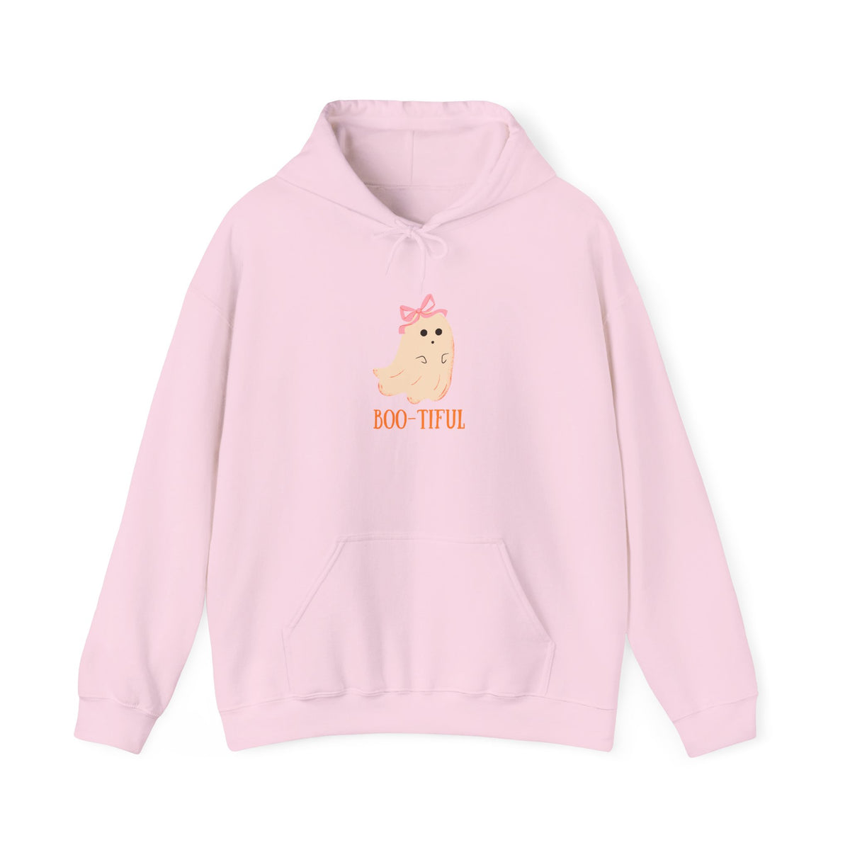 Cute Ghost "Boo-tiful" Hoodie | Halloween Ghost Illustration