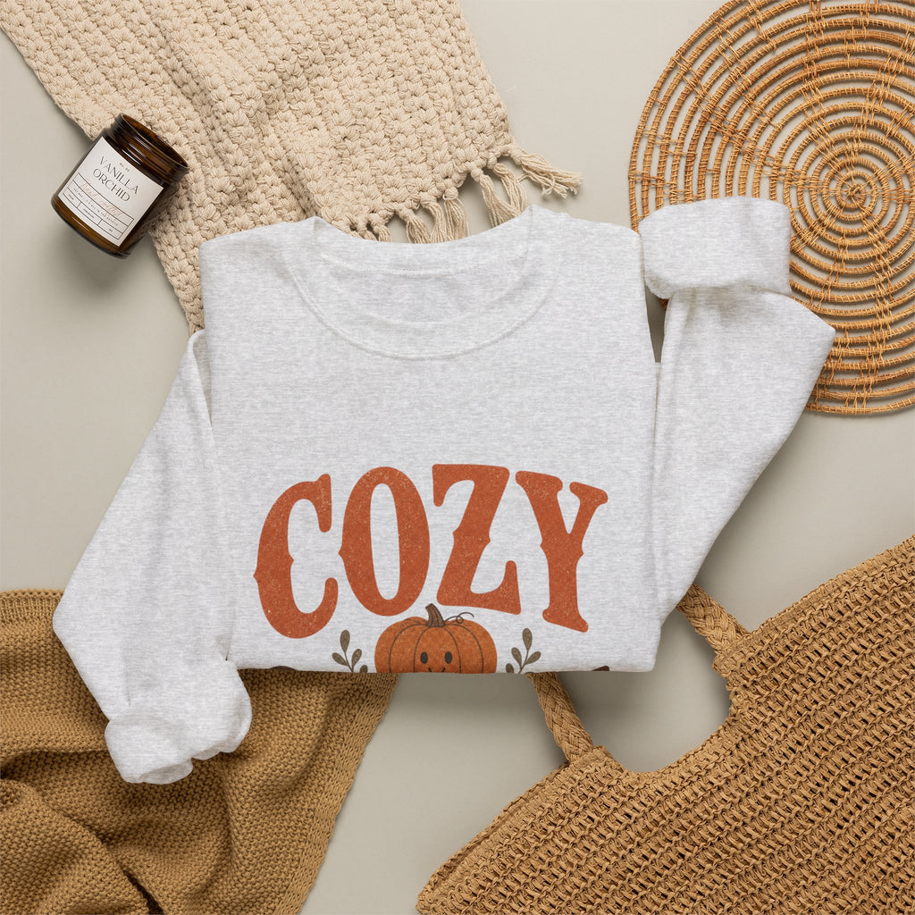 Cozy Season pumpkin graphic Sweatshirt | Autumn Club fall crewneck
