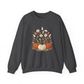 Autumn Floral Pumpkins Sweatshirt | Fall Harvest Pumpkin Crewneck
