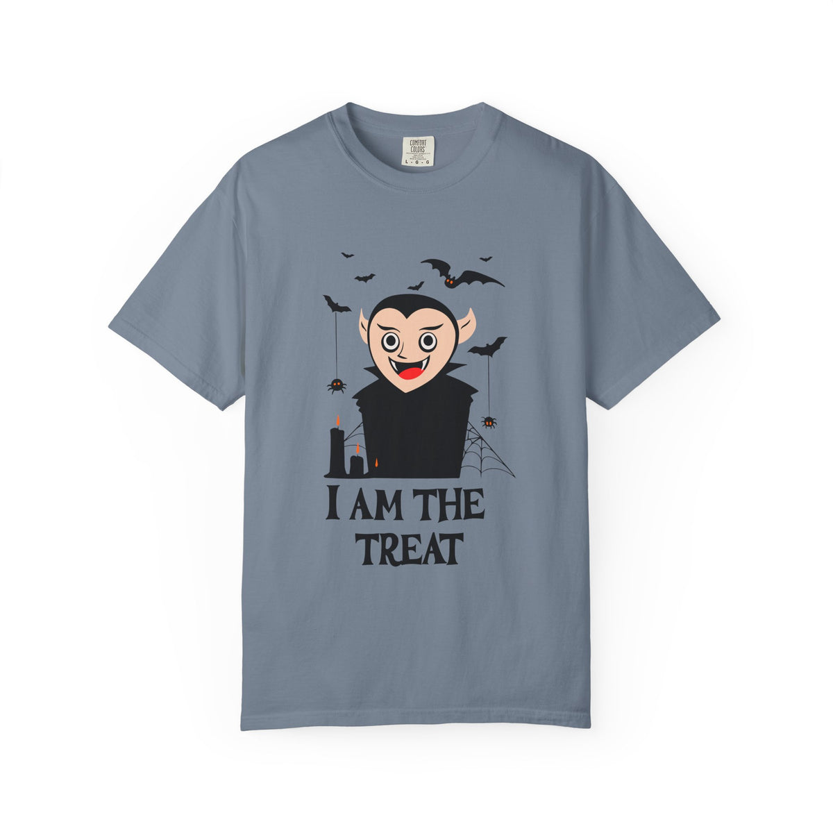 I Am The Treat Vampire T-shirt | Halloween vampire bats spooky design