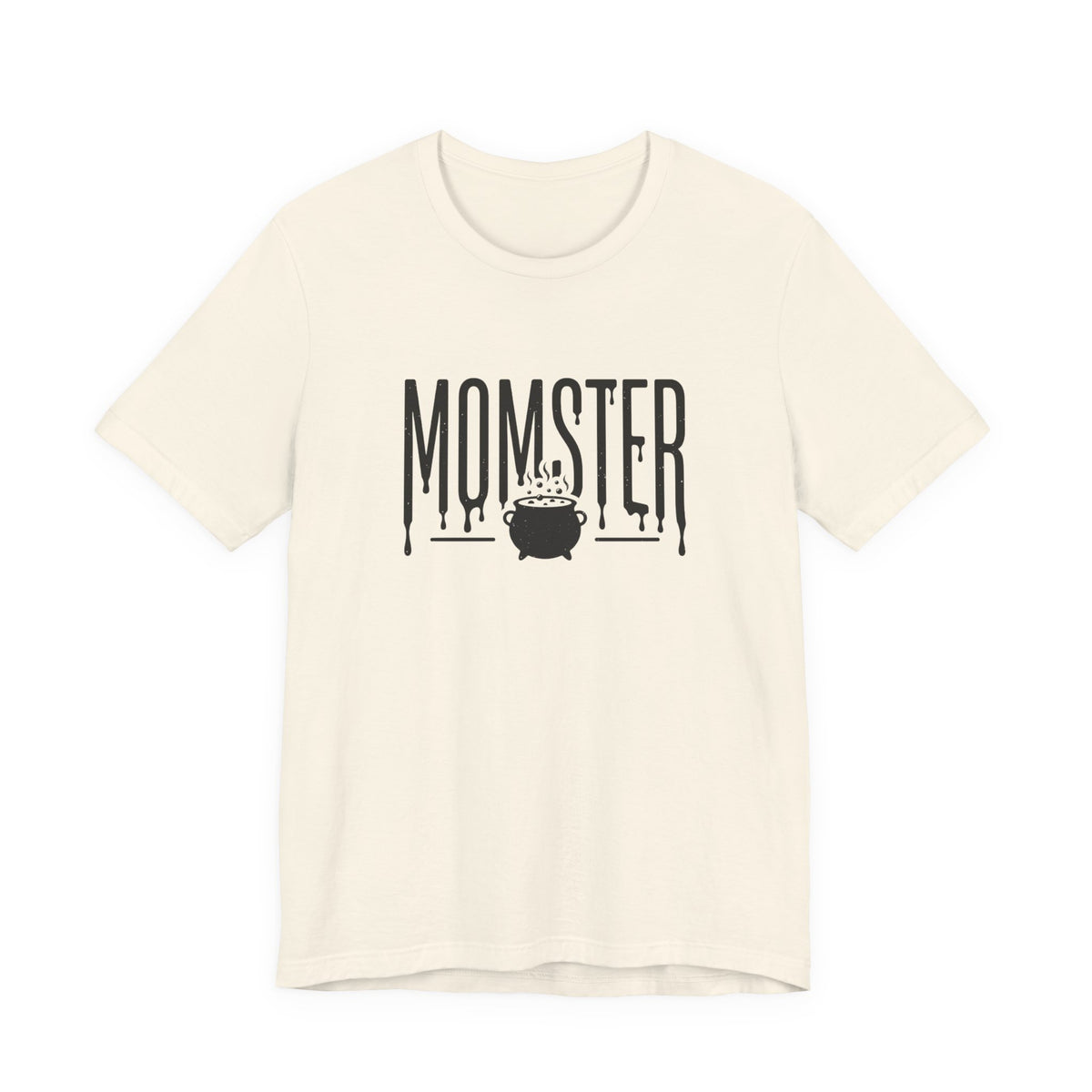 Momster spooky lettering Tee | Halloween mom graphic, cauldron