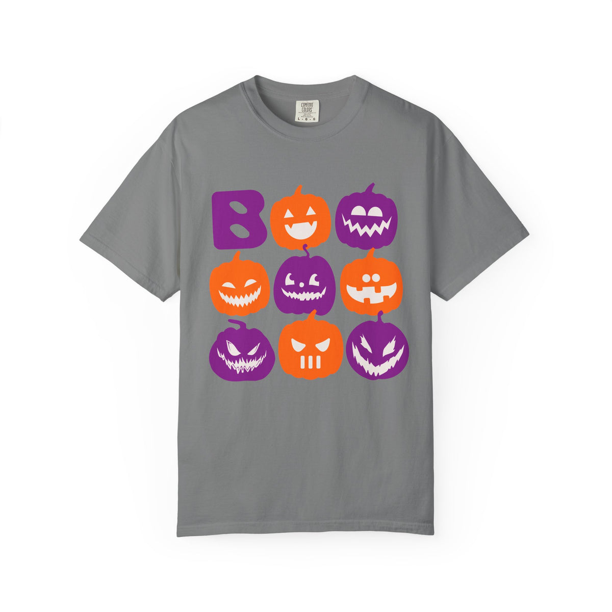 BOO Jack-O-Lantern Pumpkins T-shirt | Halloween Pumpkin Faces