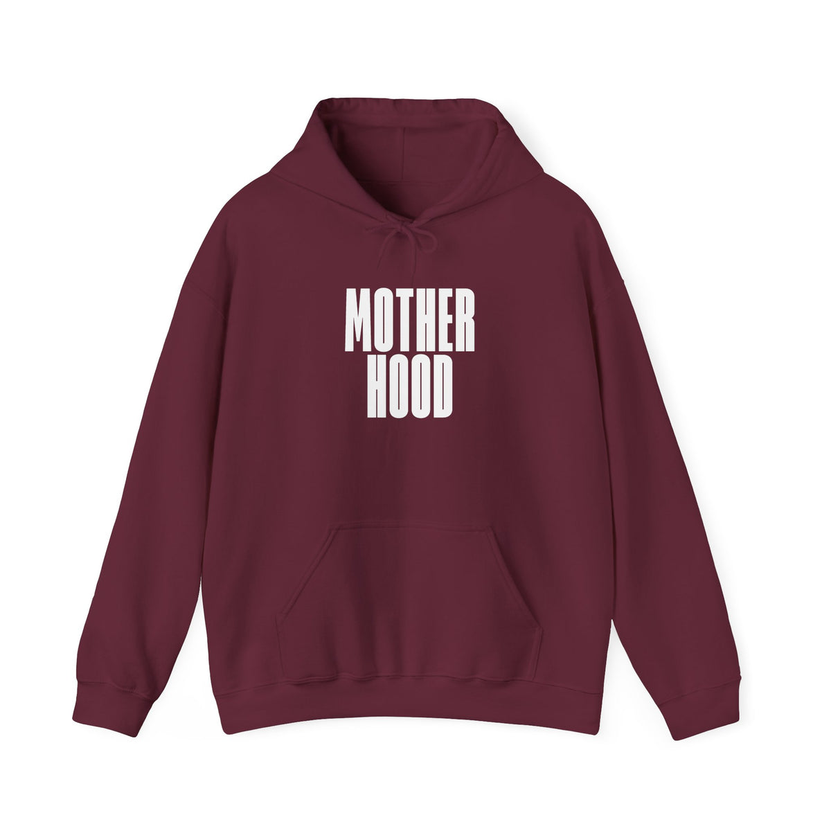 Motherhood bold text Hoodie | Mom graphic sweatshirt