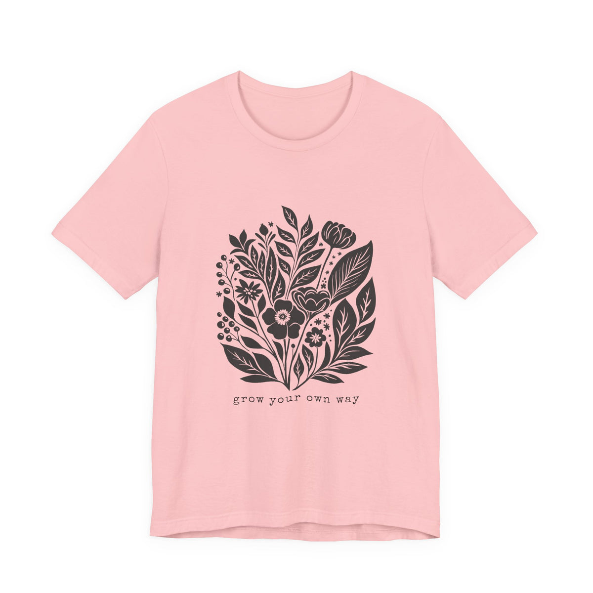 Botanical Floral Illustration Tee | Grow Your Own Way