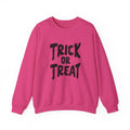 Trick or Treat Halloween lettering Crewneck Sweatshirt | Halloween sweater