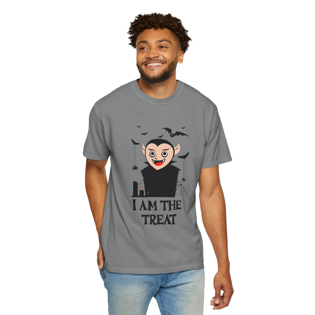 I Am The Treat Vampire T-shirt | Halloween vampire bats spooky design