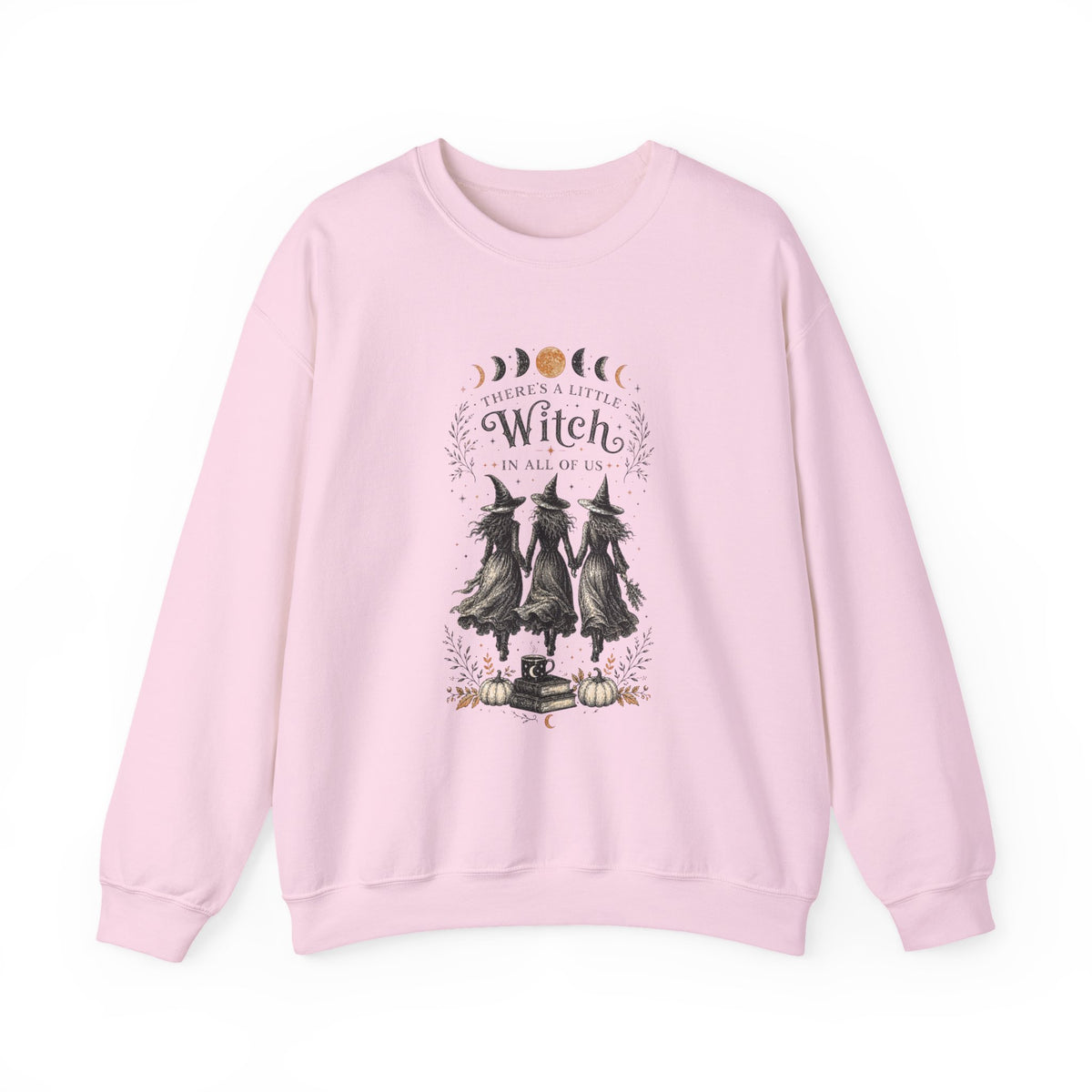 Three Witches Moon Phases sweatshirt | Halloween gothic sarcastic crewneck