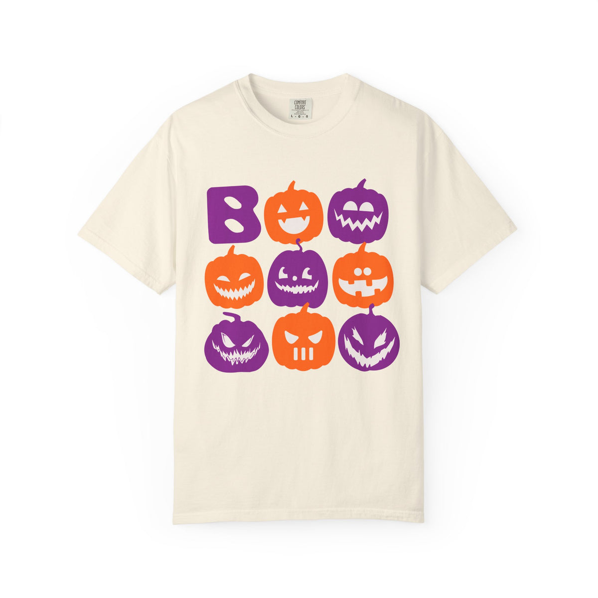 BOO Jack-O-Lantern Pumpkins T-shirt | Halloween Pumpkin Faces