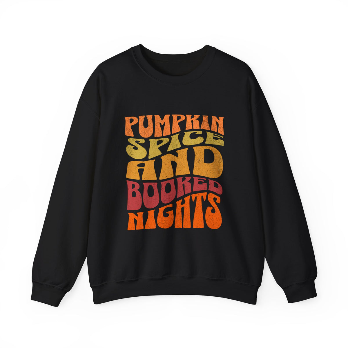 Pumpkin Spice and Booked Nights Sweatshirt | Fall Reading Vibes