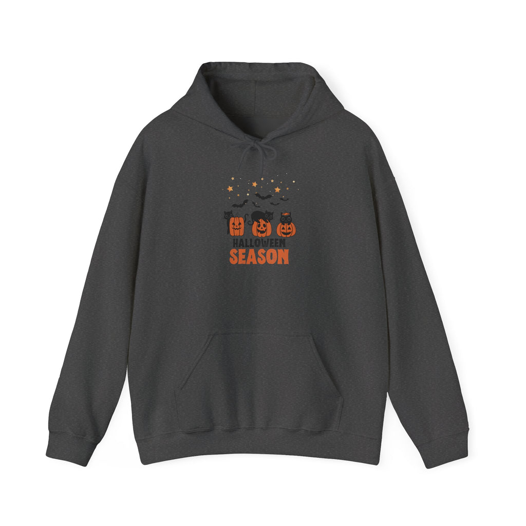 Halloween Pumpkin Black Cat Trio Hoodie | Jack-O'-Lanterns, Bats