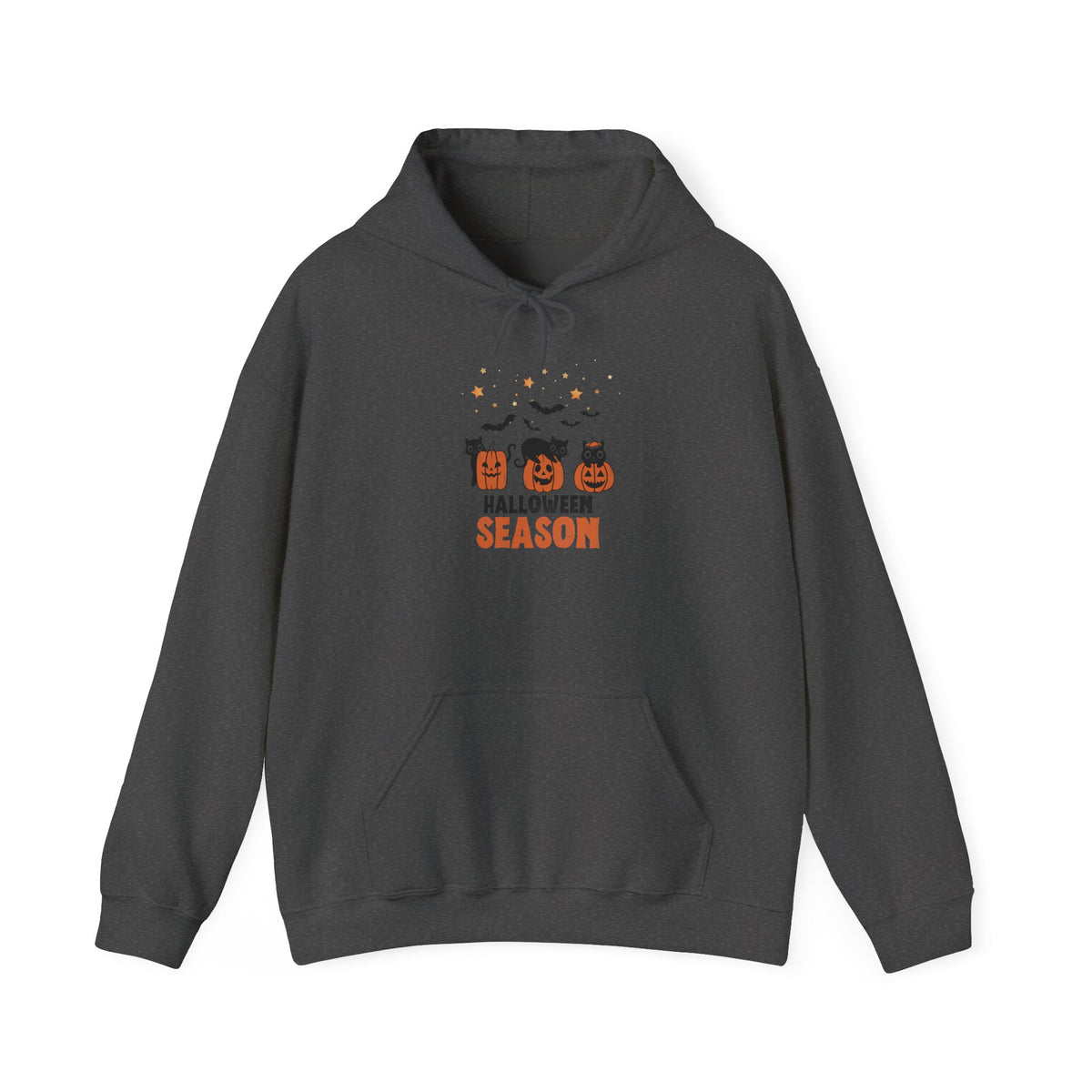 Halloween Pumpkin Black Cat Trio Hoodie | Jack-O'-Lanterns, Bats