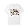Coffee and Jesus T-shirt | Christian Retro Script Design COMFORT COLORS