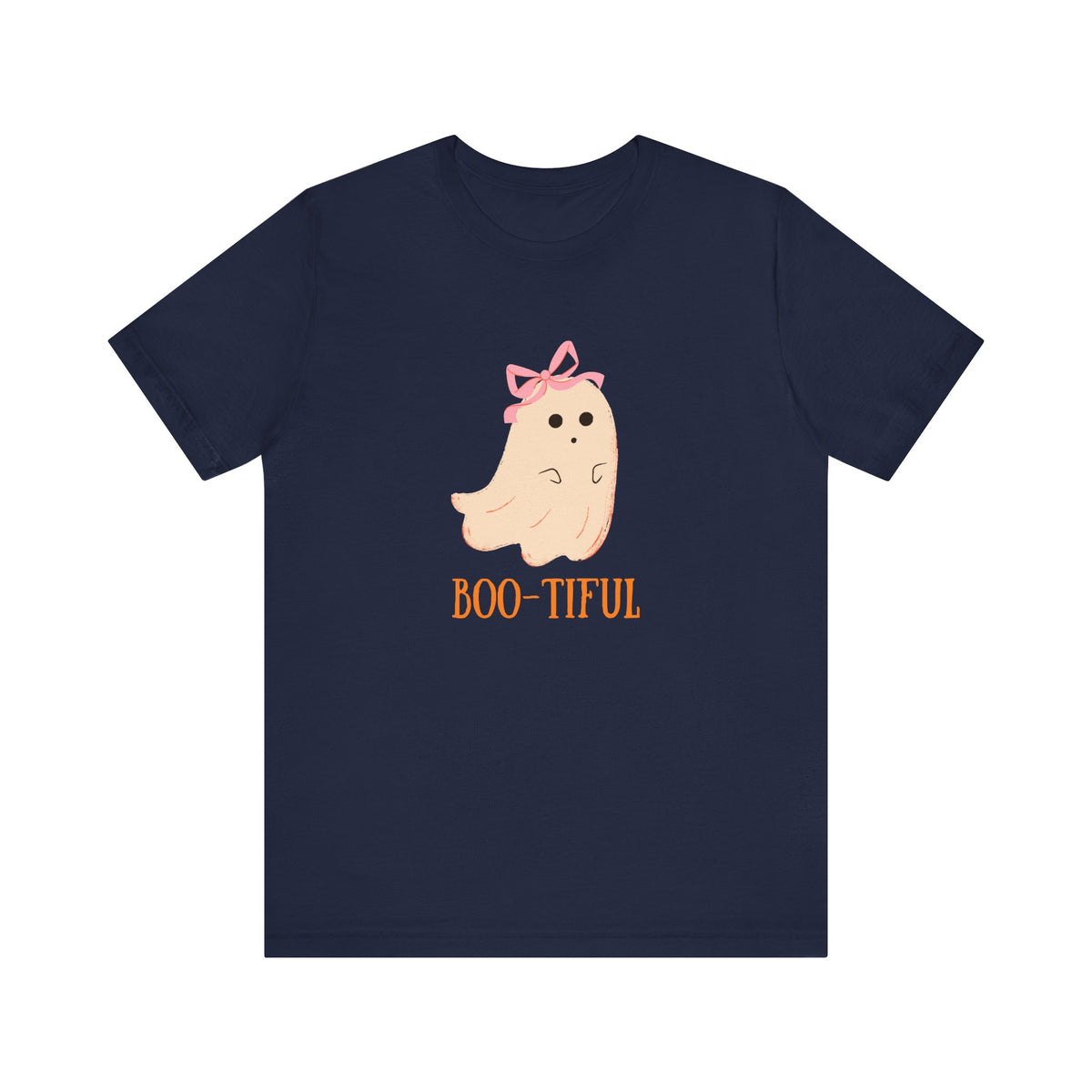 Cute Pastel Ghost Boo-tiful T-Shirt | Halloween Ghost Tee