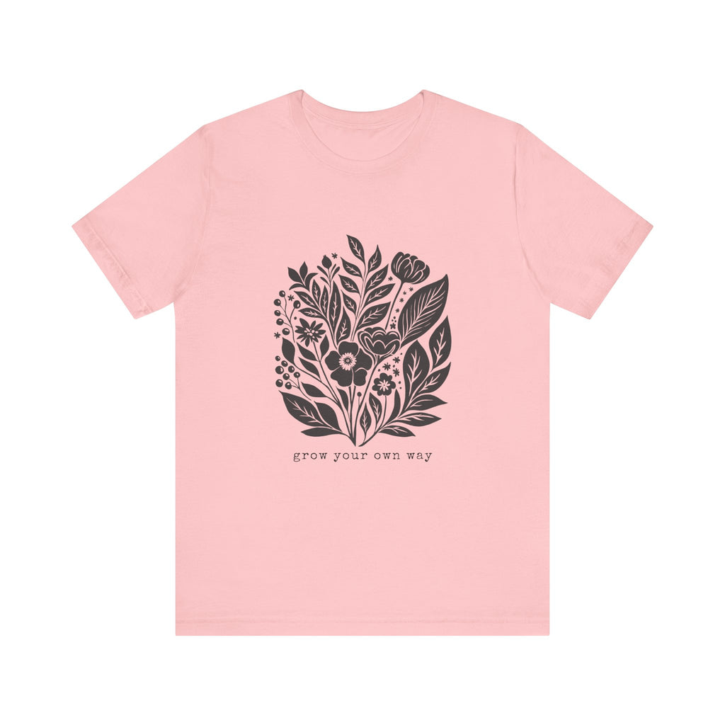 Botanical Floral Illustration Tee | Grow Your Own Way