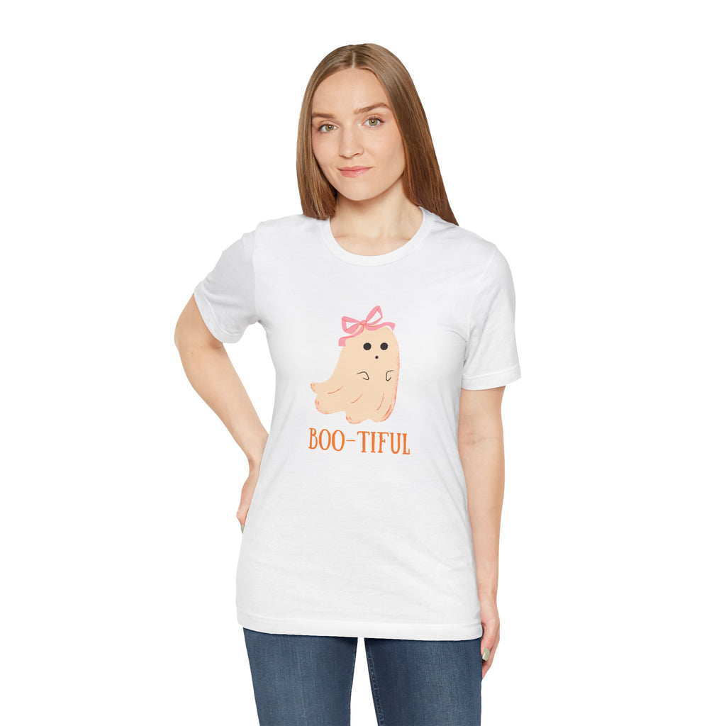 Cute Pastel Ghost Boo-tiful T-Shirt | Halloween Ghost Tee