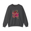 Coffee Is My Love Language Sweatshirt | Cute Retro Cup Illustration