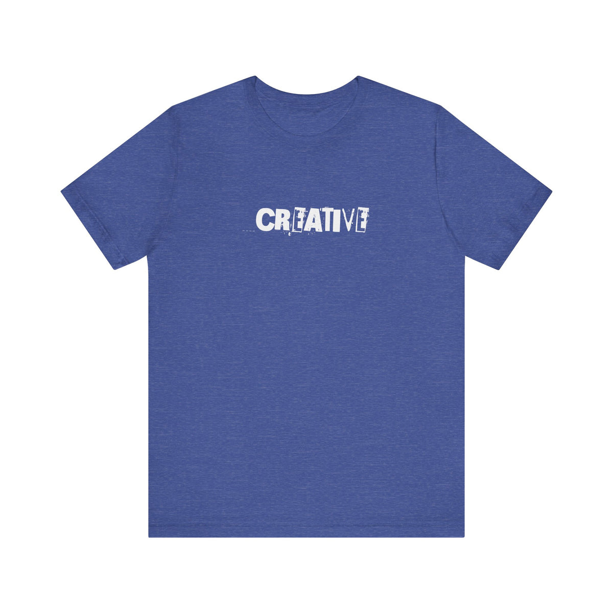 Creative Distressed Text T-Shirt | Minimal Typography Graphic Tee