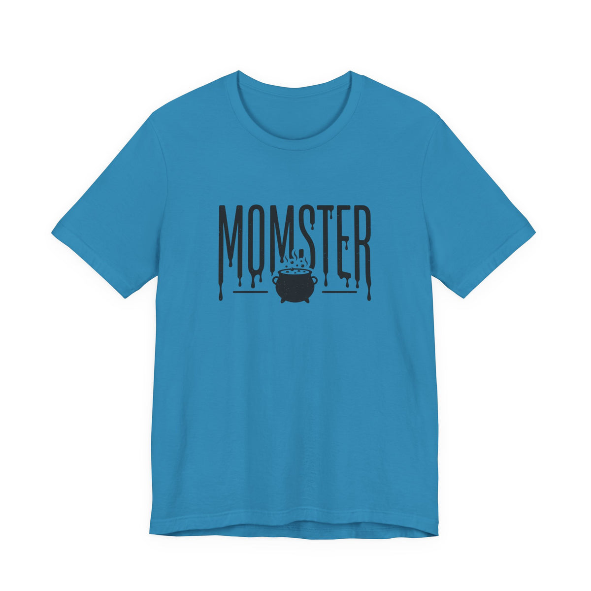Momster spooky lettering Tee | Halloween mom graphic, cauldron