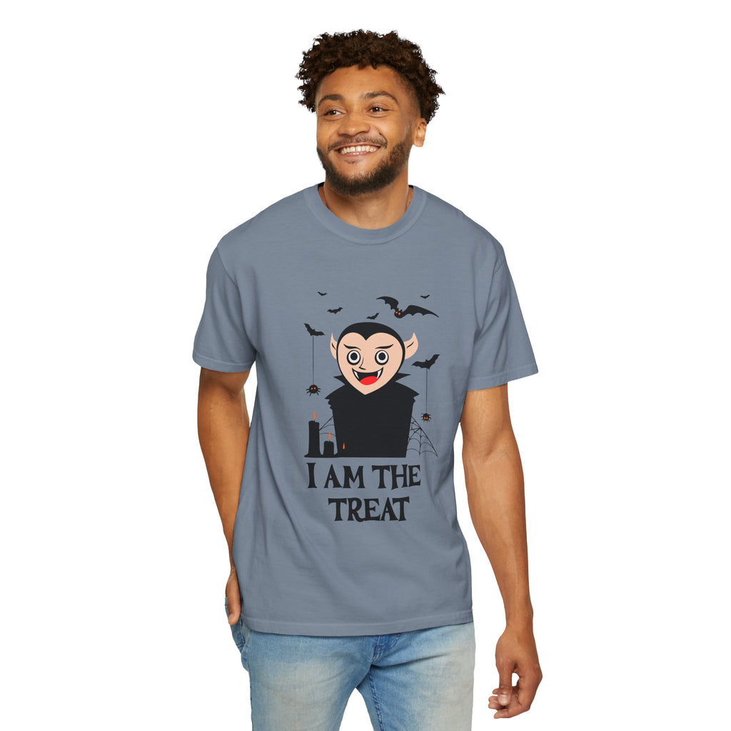 I Am The Treat Vampire T-shirt | Halloween vampire bats spooky design