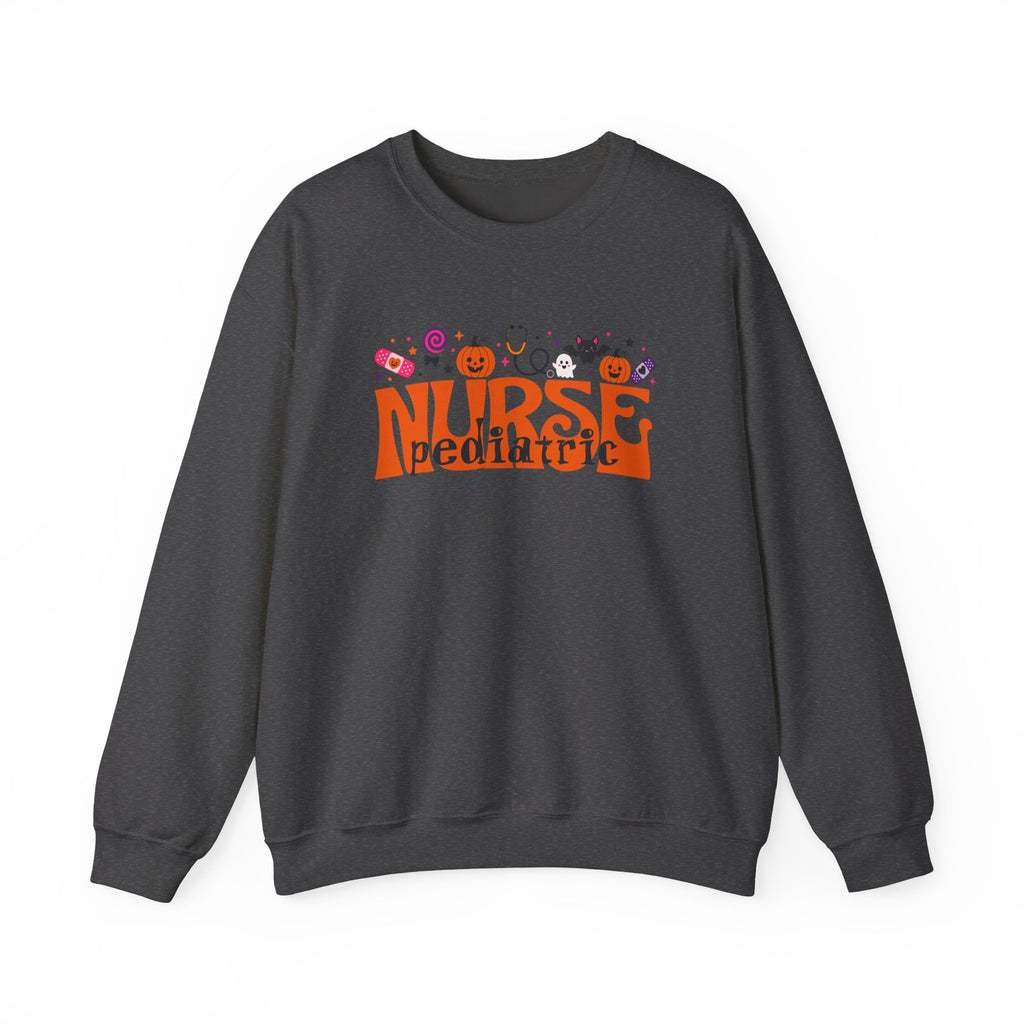 Halloween Pediatric Nurse sweatshirt | cute spooky icons