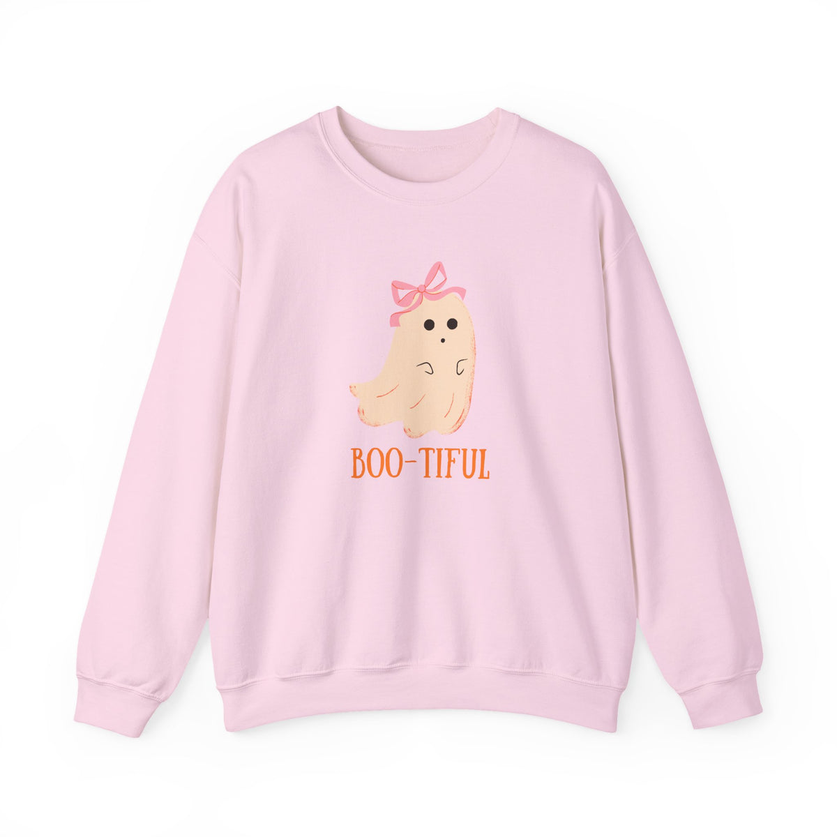 Cute Pastel Ghost Boo-tiful Crewneck | Halloween Ghost Sweatshirt
