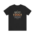 Best Dog Mom T-Shirt | Dog Mom Tee, Paw Print Typography