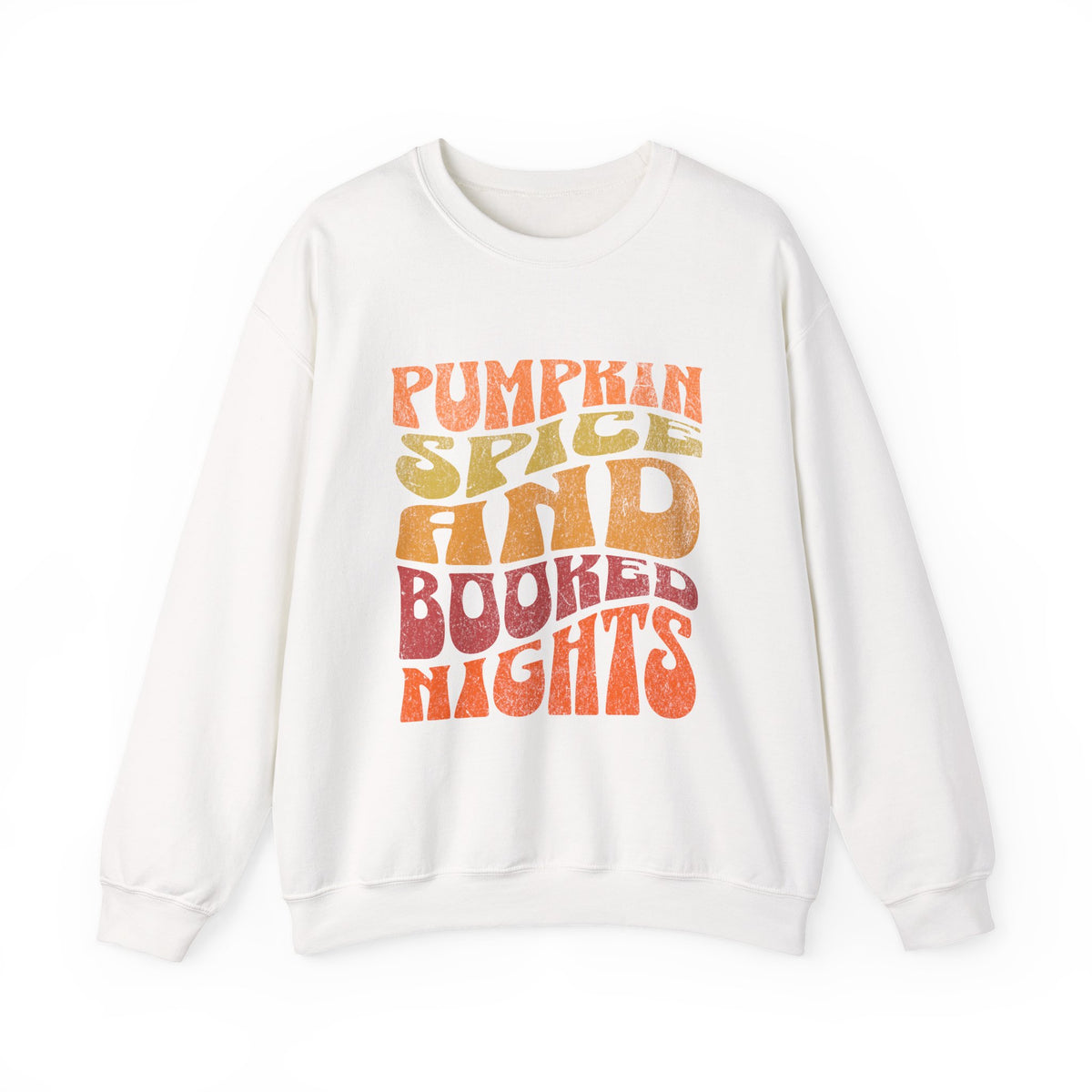 Pumpkin Spice and Booked Nights Sweatshirt | Fall Reading Vibes