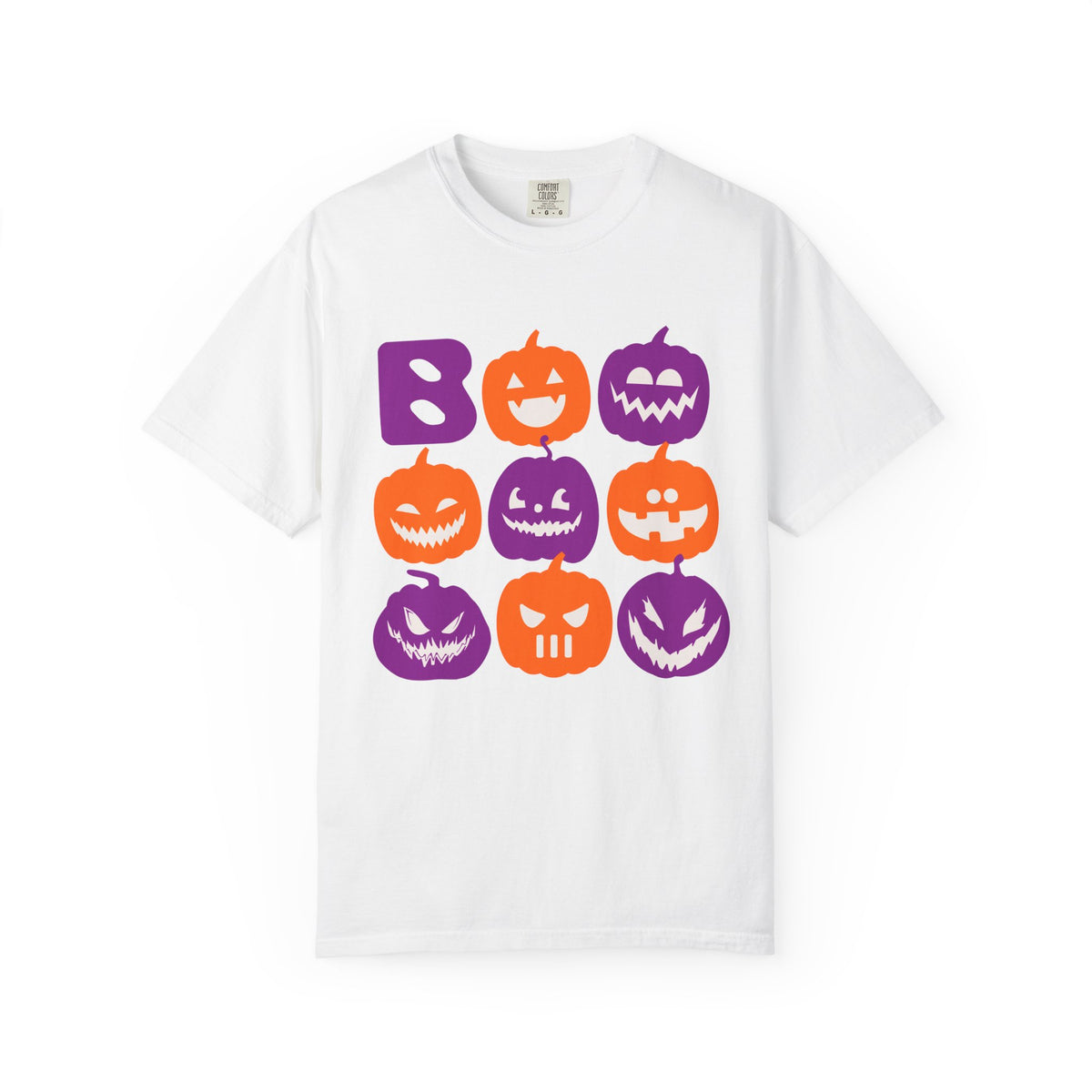 BOO Jack-O-Lantern Pumpkins T-shirt | Halloween Pumpkin Faces