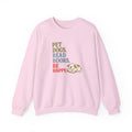 Pet Dogs Read Books Be Happy sweatshirt | Cute Dog Reading Graphic