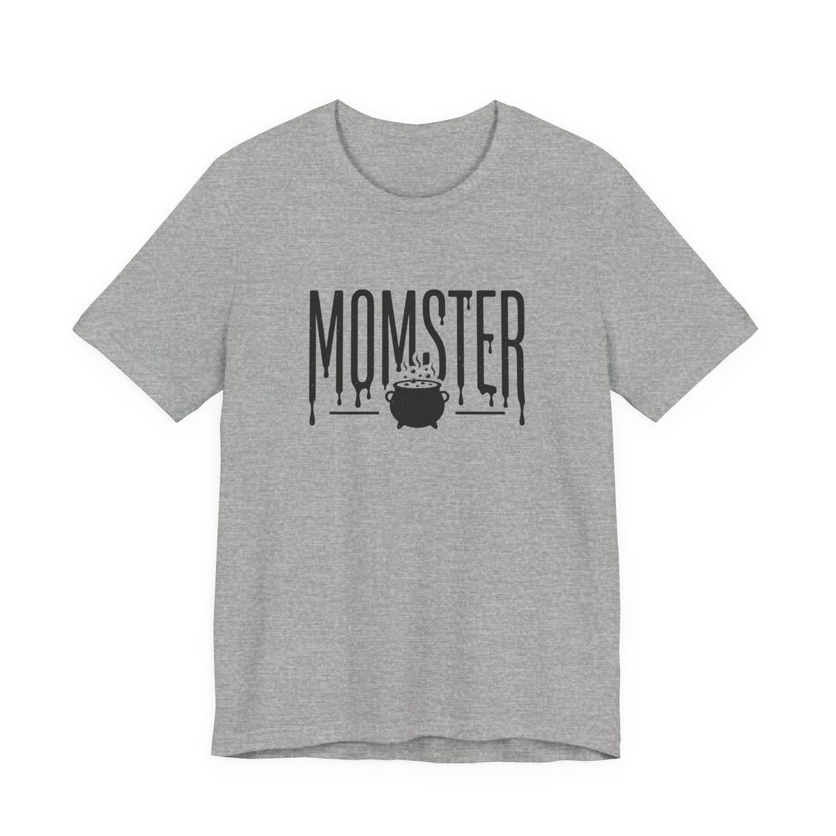 Momster spooky lettering Tee | Halloween mom graphic, cauldron