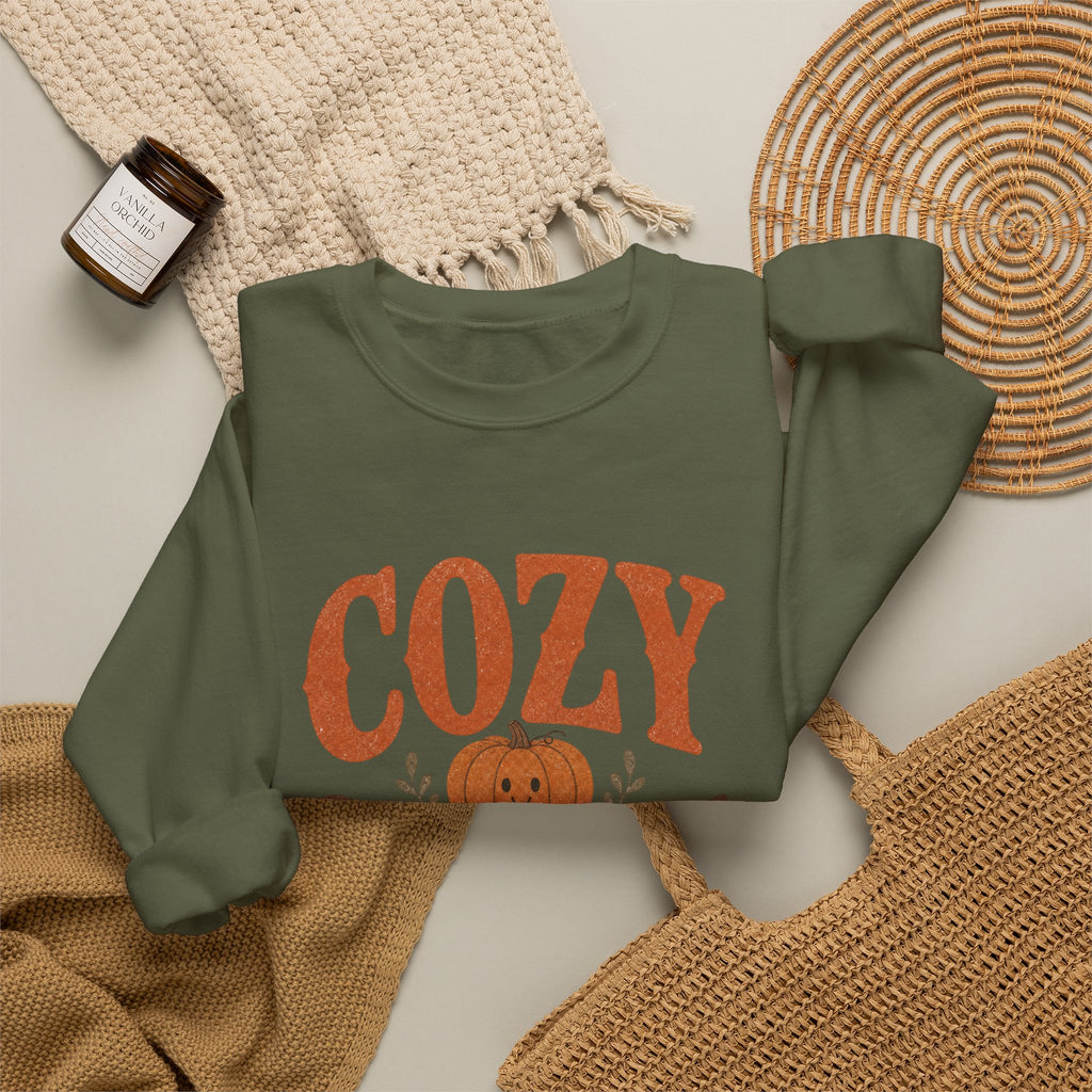 Cozy Season pumpkin graphic Sweatshirt | Autumn Club fall crewneck
