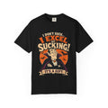 I Don't Suck I Excel At Sucking Vampire Illustration T-shirt