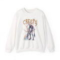 Creepy Monster Illustration Sweatshirt | Halloween Spooky Horror Crewneck