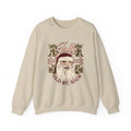 Retro Santa Sweatshirt | Jolly Old St. Nick Santa Holiday Crewneck