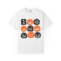 Jack-o-Lantern Faces T-shirt | Halloween Pumpkins Boo Pattern