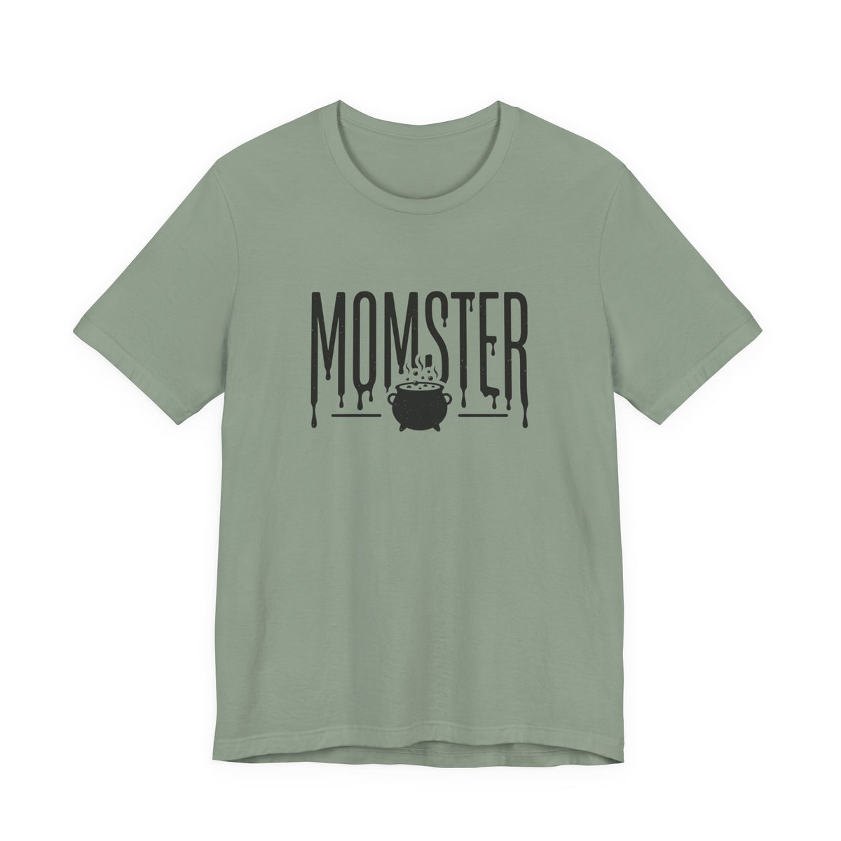 Momster spooky lettering Tee | Halloween mom graphic, cauldron