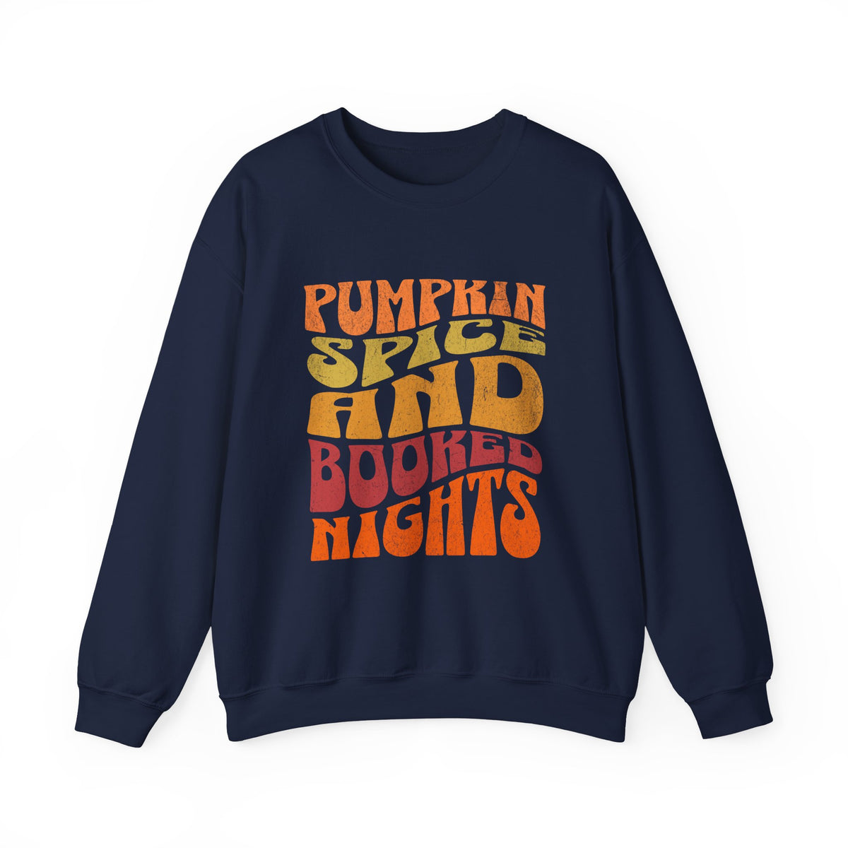 Pumpkin Spice and Booked Nights Sweatshirt | Fall Reading Vibes