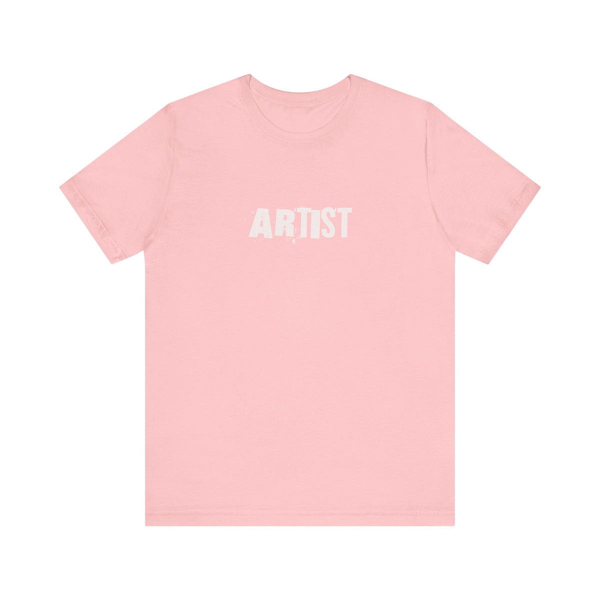 Artist T-Shirt | Minimal Distressed Text Graphic, Short Sleeve Tee