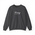 Embroidered Sweatshirt Christmas | Merry Everything Minimalist Crewneck