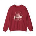 Christmas Sweatshirt Humor | Merry and Bright I'm a Delight Holiday Spirit Crewneck