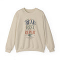 Read Rest Repeat sweatshirt | Reading cozy book lover apparel
