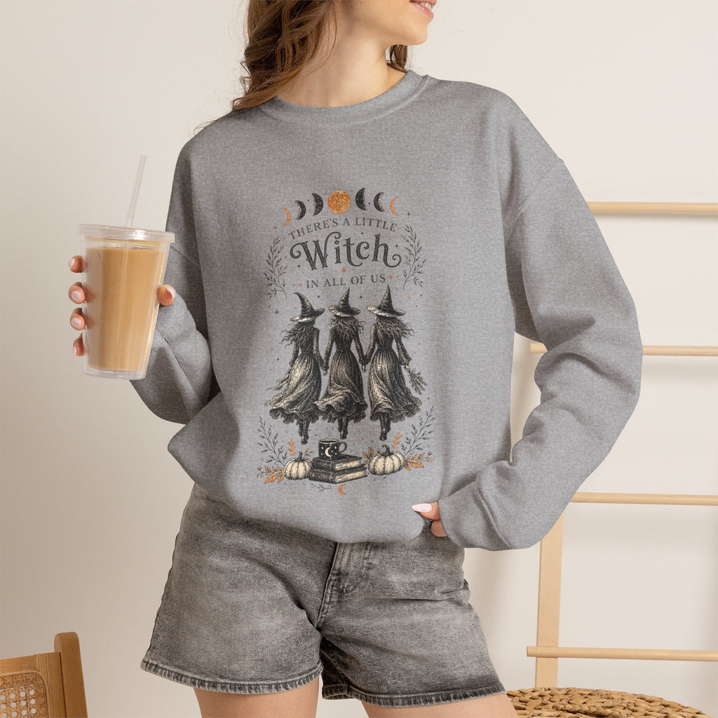 Three Witches Moon Phases sweatshirt | Halloween gothic sarcastic crewneck