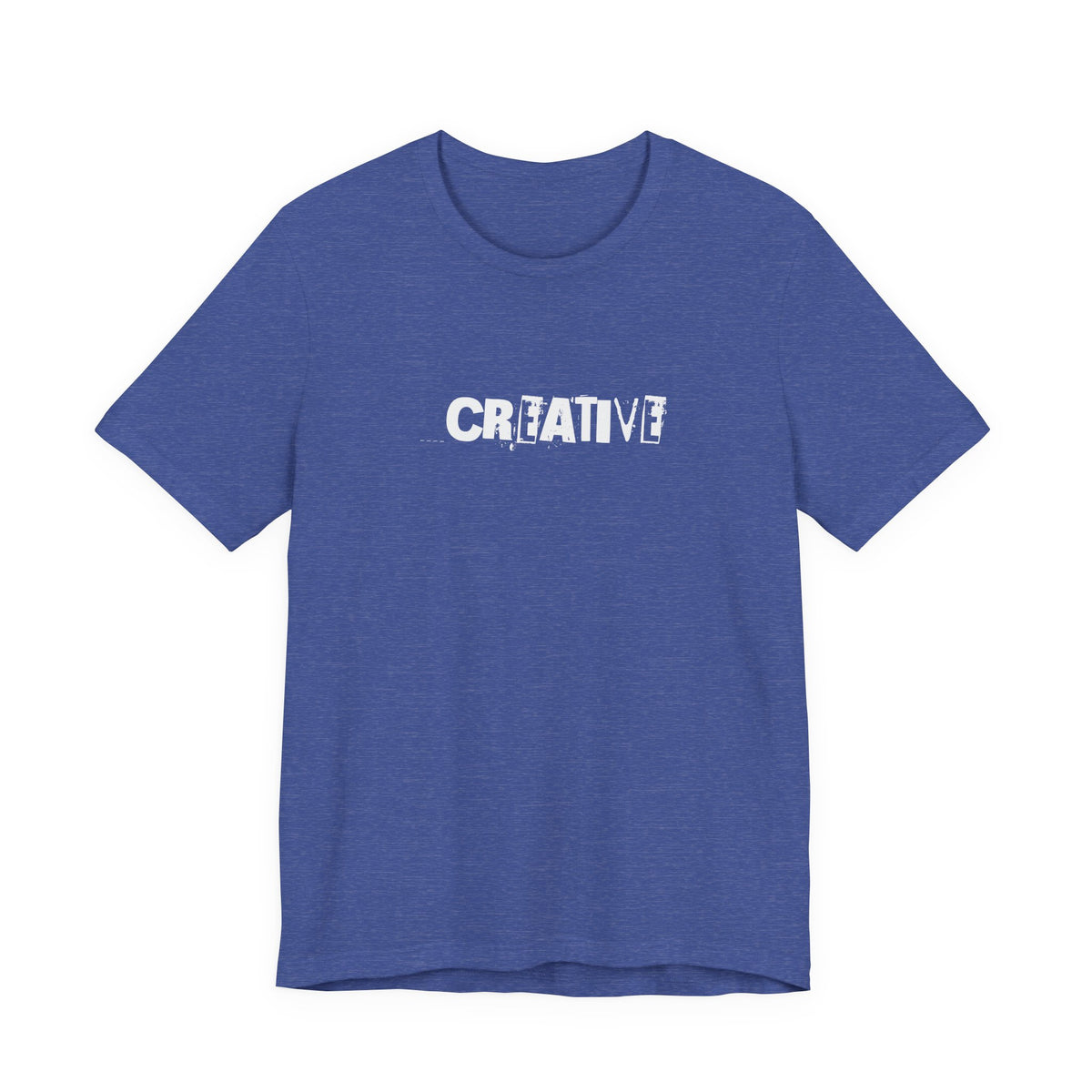 Creative Distressed Text T-Shirt | Minimal Typography Graphic Tee