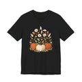Autumn Pumpkins and Wildflowers Tee | Fall Floral Pumpkin Trio