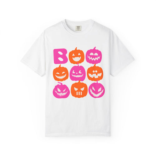 BOO Jack-o-Lantern Pumpkin Faces T-shirt | Halloween Pumpkins